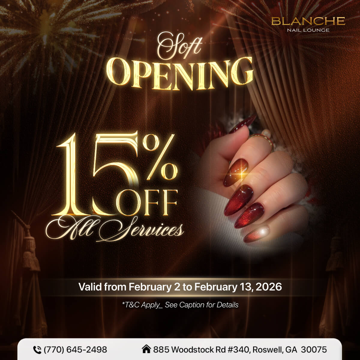 ✨ Blanche Nail Lounge - Promotion ✨
