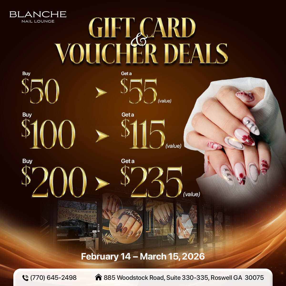 ✨ Blanche Nail Lounge - Promotion ✨