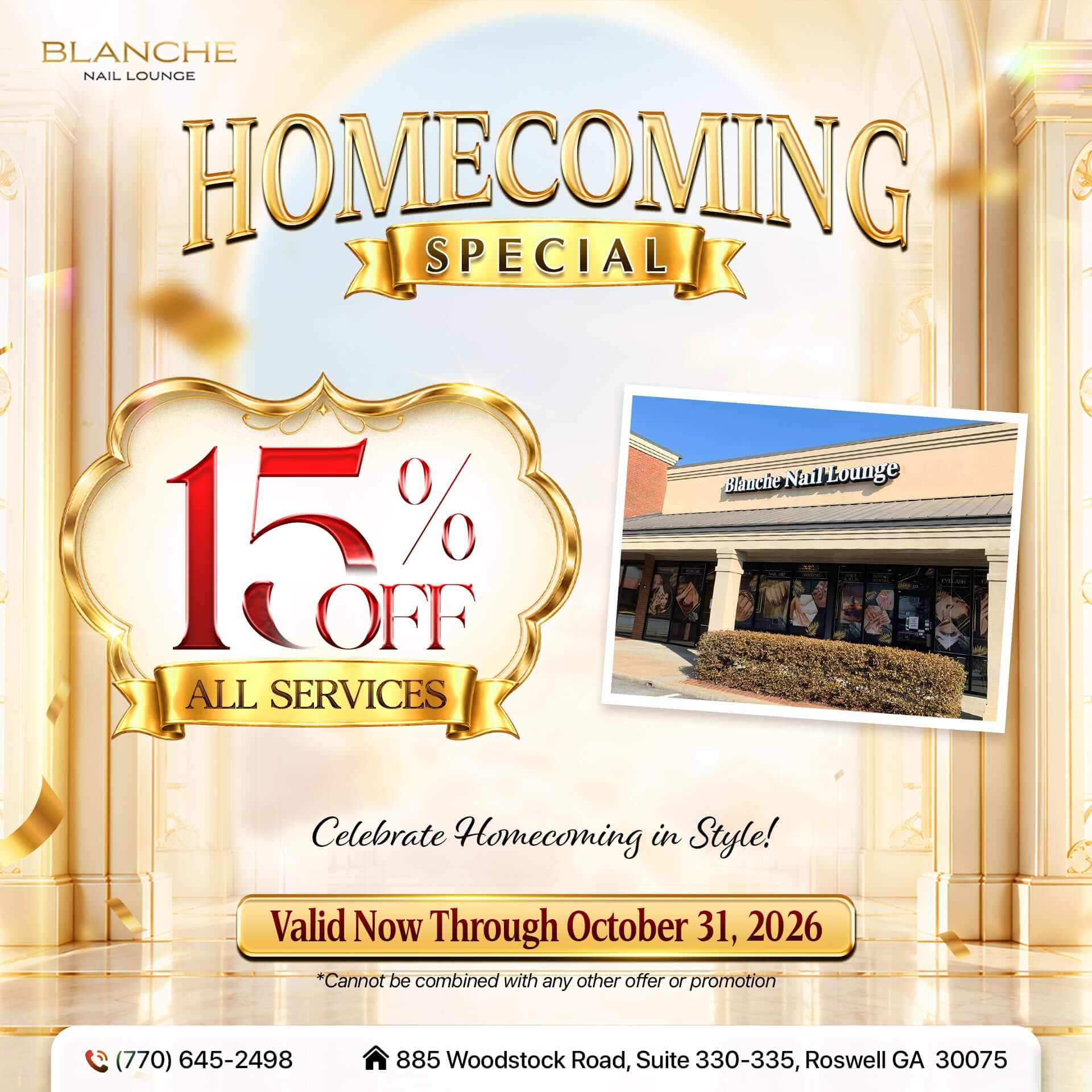 ✨ Blanche Nail Lounge - Promotion ✨